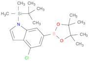 1H-Indole, 4-chloro-1-[(1,1-dimethylethyl)dimethylsilyl]-6-(4,4,5,5-tetramethyl-1,3,2-dioxaborolan…