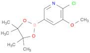 Pyridine, 2-chloro-3-methoxy-5-(4,4,5,5-tetramethyl-1,3,2-dioxaborolan-2-yl)-