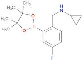 Benzenemethanamine, N-cyclopropyl-4-fluoro-2-(4,4,5,5-tetramethyl-1,3,2-dioxaborolan-2-yl)-