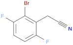 Benzeneacetonitrile, 2-bromo-3,6-difluoro-