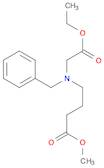 Butanoic acid, 4-[(2-ethoxy-2-oxoethyl)(phenylmethyl)amino]-, methyl ester