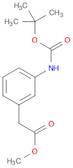 Benzeneacetic acid, 3-[[(1,1-dimethylethoxy)carbonyl]amino]-, methyl ester