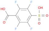 Benzoic acid, 2,3,5,6-tetrafluoro-4-sulfo-