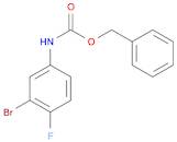 Carbamic acid, N-(3-bromo-4-fluorophenyl)-, phenylmethyl ester