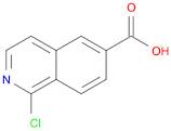 6-Isoquinolinecarboxylic acid, 1-chloro-