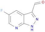 1H-Pyrazolo[3,4-b]pyridine-3-carboxaldehyde, 5-fluoro-
