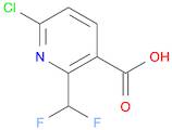 3-Pyridinecarboxylic acid, 6-chloro-2-(difluoromethyl)-