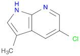 1H-Pyrrolo[2,3-b]pyridine, 5-chloro-3-methyl-