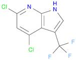 1H-Pyrrolo[2,3-b]pyridine, 4,6-dichloro-3-(trifluoromethyl)-