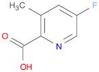 2-Pyridinecarboxylic acid, 5-fluoro-3-methyl-