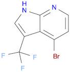 1H-Pyrrolo[2,3-b]pyridine, 4-bromo-3-(trifluoromethyl)-