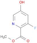 2-Pyridinecarboxylic acid, 3-fluoro-5-hydroxy-, methyl ester