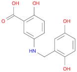 Benzoic acid, 5-[[(2,5-dihydroxyphenyl)methyl]amino]-2-hydroxy-