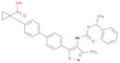 Cyclopropanecarboxylic acid, 1-[4'-[3-methyl-4-[[[(1R)-1-phenylethoxy]carbonyl]amino]-5-isoxazolyl][1,1'-biphenyl]-4-yl]-