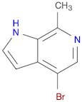 1H-Pyrrolo[2,3-c]pyridine, 4-bromo-7-methyl-