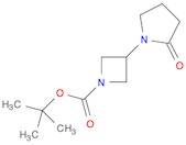 1-Azetidinecarboxylic acid, 3-(2-oxo-1-pyrrolidinyl)-, 1,1-dimethylethyl ester