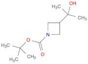 1-Azetidinecarboxylic acid, 3-(1-hydroxy-1-methylethyl)-, 1,1-dimethylethyl ester