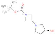 1-Azetidinecarboxylic acid, 3-[(3S)-3-hydroxy-1-pyrrolidinyl]-, 1,1-dimethylethyl ester