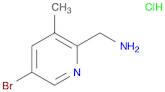 2-Pyridinemethanamine, 5-bromo-3-methyl-, hydrochloride (1:1)