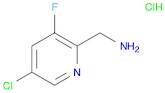 2-Pyridinemethanamine, 5-chloro-3-fluoro-, hydrochloride (1:1)