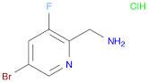 2-Pyridinemethanamine, 5-bromo-3-fluoro-, hydrochloride (1:1)