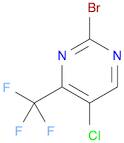 Pyrimidine, 2-bromo-5-chloro-4-(trifluoromethyl)-