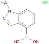 Boronic acid, B-(1-methyl-1H-indazol-4-yl)-, hydrochloride (1:1)