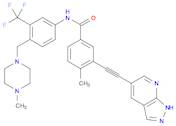 Benzamide, 4-methyl-N-[4-[(4-methyl-1-piperazinyl)methyl]-3-(trifluoromethyl)phenyl]-3-[2-(1H-pyrazolo[3,4-b]pyridin-5-yl)ethynyl]-