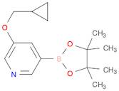 Pyridine, 3-(cyclopropylmethoxy)-5-(4,4,5,5-tetramethyl-1,3,2-dioxaborolan-2-yl)-