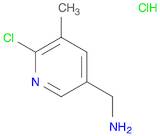 3-Pyridinemethanamine, 6-chloro-5-methyl-, hydrochloride (1:1)