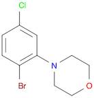 Morpholine, 4-(2-bromo-5-chlorophenyl)-