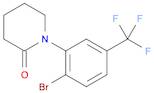 2-Piperidinone, 1-[2-bromo-5-(trifluoromethyl)phenyl]-