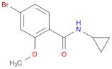 Benzamide, 4-bromo-N-cyclopropyl-2-methoxy-