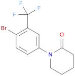2-Piperidinone, 1-[4-bromo-3-(trifluoromethyl)phenyl]-