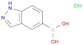 Boronic acid, B-1H-indazol-5-yl-, hydrochloride (1:1)