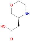 3-Morpholineacetic acid, (3S)-