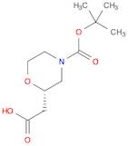 2-Morpholineacetic acid, 4-[(1,1-dimethylethoxy)carbonyl]-, (2S)-