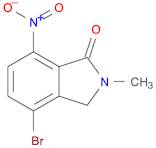 1H-Isoindol-1-one, 4-bromo-2,3-dihydro-2-methyl-7-nitro-