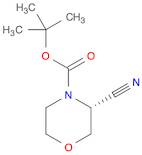 4-Morpholinecarboxylic acid, 3-cyano-, 1,1-dimethylethyl ester, (3R)-