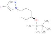 1H-Pyrazole, 1-[trans-4-[[(1,1-dimethylethyl)dimethylsilyl]oxy]cyclohexyl]-4-iodo-