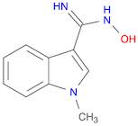 1H-Indole-3-carboximidamide, N-hydroxy-1-methyl-