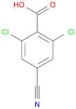Benzoic acid, 2,6-dichloro-4-cyano-