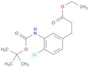 Benzenepropanoic acid, 4-chloro-3-[[(1,1-dimethylethoxy)carbonyl]amino]-, ethyl ester