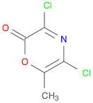 2H-1,4-Oxazin-2-one, 3,5-dichloro-6-methyl-