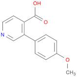 4-Pyridinecarboxylic acid, 3-(4-methoxyphenyl)-