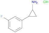 Cyclopropanamine, 2-(3-fluorophenyl)-, hydrochloride (1:1)