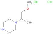 Piperazine, 1-(2-methoxy-1-methylethyl)-, hydrochloride (1:2)