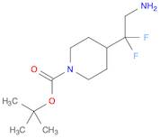1-Piperidinecarboxylic acid, 4-(2-amino-1,1-difluoroethyl)-, 1,1-dimethylethyl ester