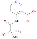 3-Pyridinecarboxylic acid, 4-[(2,2-dimethyl-1-oxopropyl)amino]-