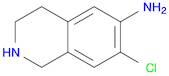 6-Isoquinolinamine, 7-chloro-1,2,3,4-tetrahydro-